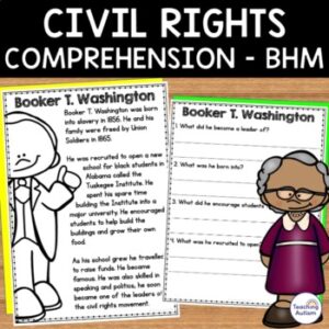 Famous Civil Rights Activists | Black History Month Reading Comprehension