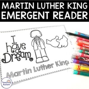 Martin Luther King Jr Emergent Reader Book