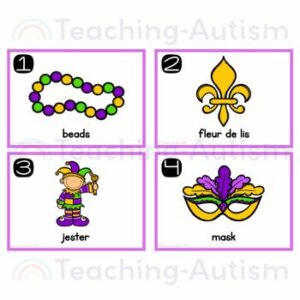 Mardi Gras Write the Room | Mardi Gras Literacy Activities