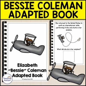 Elizabeth Bessie Coleman Adapted Book for Special Education