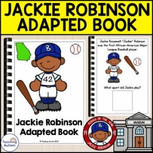 Jackie Robinson Adapted Book for Special Education