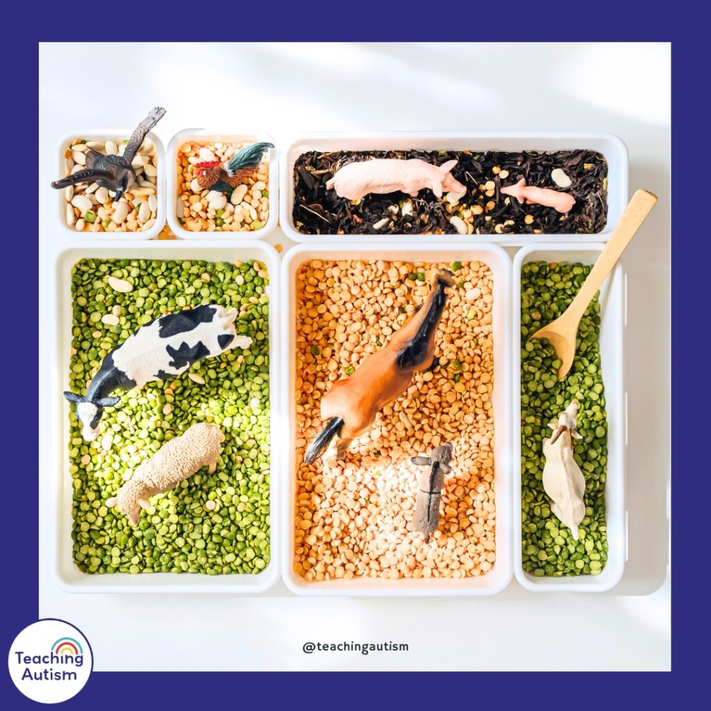 Farm Sensory Bin