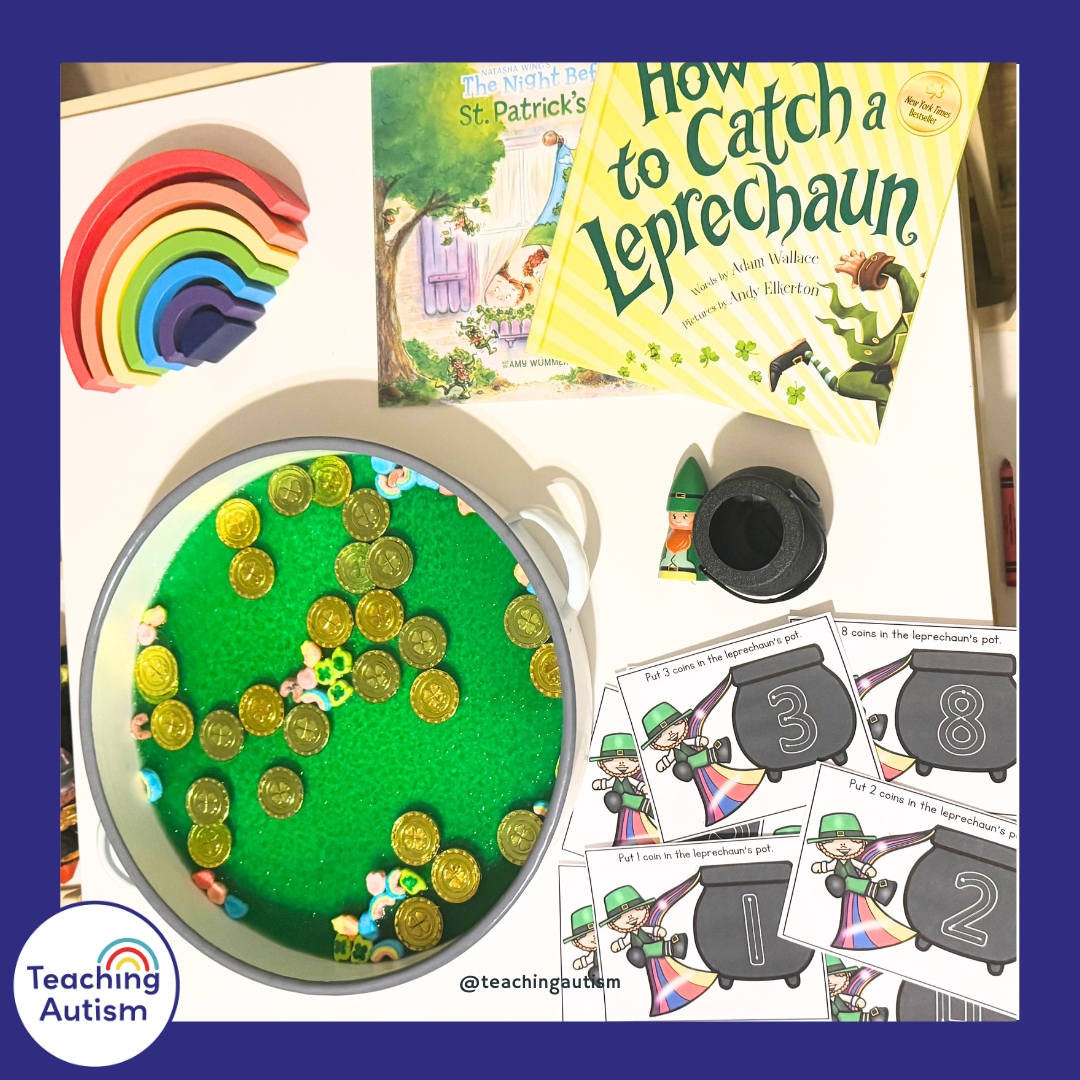 Free St Patrick's Day Counting Activity - Teaching Autism