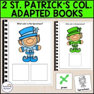 What Color is the Leprechaun Adapted Books for Special Education
