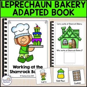 Working at Shamrock Bakery Adapted Book | Adapted Books for Special Education