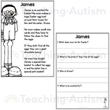 Easter Reading Comprehension Passages and Questions - Image 4