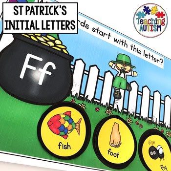 Initial Letter Sounds St Patrick's Day