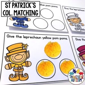 St Patrick's Task Cards, Independent Work Tasks