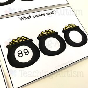 St Patrick's Day Activities, Counting Task Cards