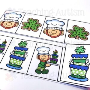 Patterns Task Cards, St Patrick's Day Activities