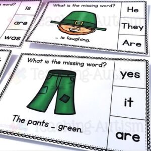 Missing Word in a Sentence, St Patrick's Day Activities