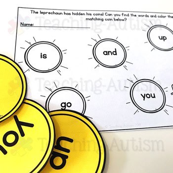 Sight Word Worksheets | St Patrick's Day - Image 4