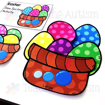 Easter Math Activities, Size Sorting