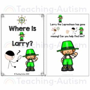Where is Larry the Leprechaun? | Interactive Adapted Book for Special Education