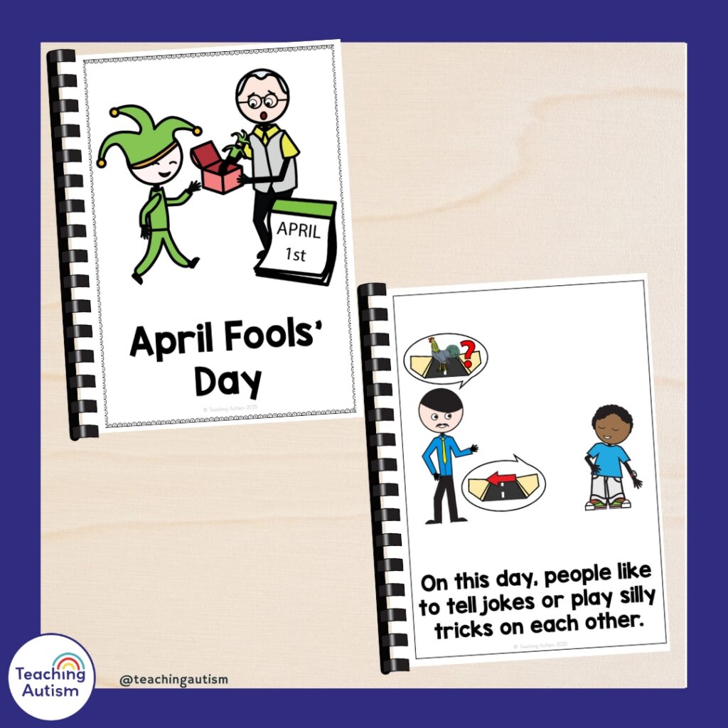 Free April Fools' Day Social Narrative Story