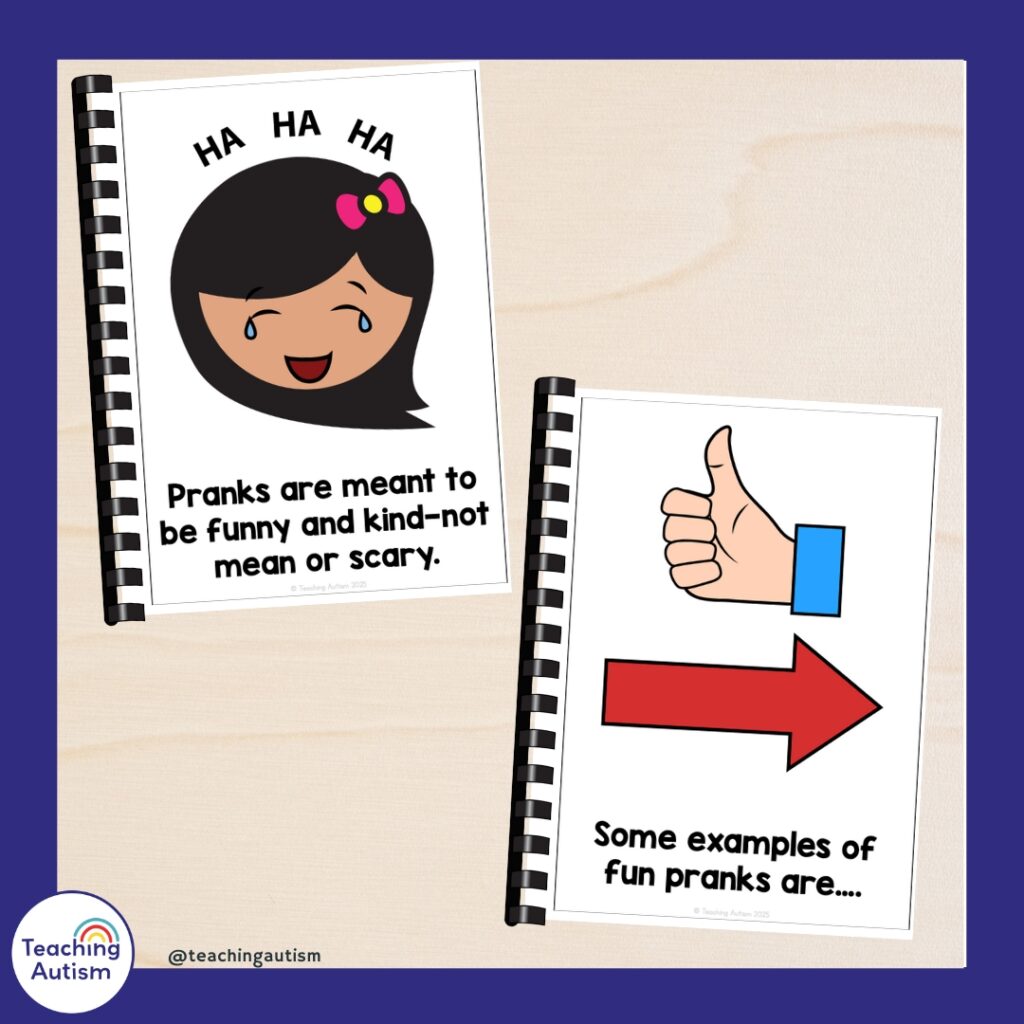 Free April Fools' Day Social Narrative Story