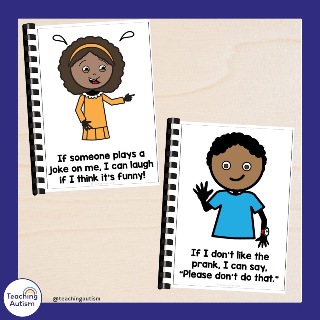 Free April Fools' Day Social Narrative Story