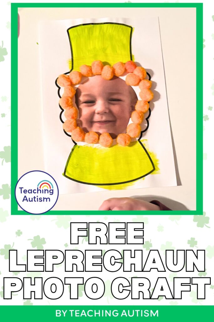 Leprechaun Photo Craft for St. Patrick’s Day