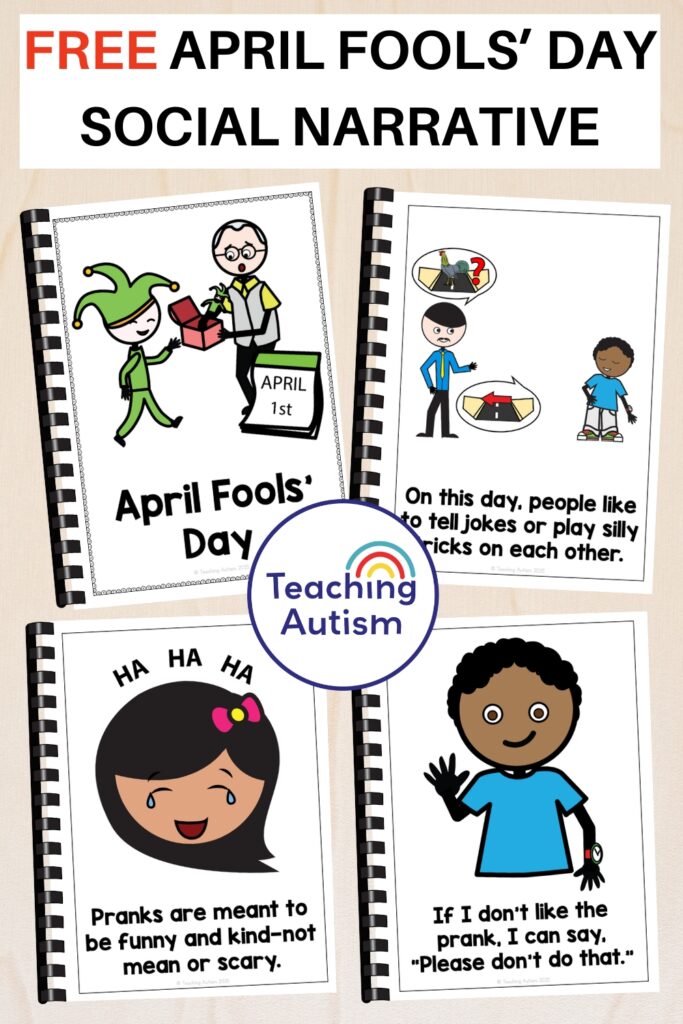 Free April Fools' Day Social Narrative Story
