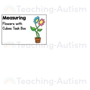original-11333006-2 Measuring Flowers with Snap Cubes | Task Box for Special Education