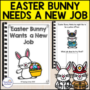 The Easter Bunny Wants a New Job Adapted Book | Easter Bunny Adapted Book