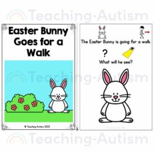 The Easter Bunny Goes for a Walk Adapted Book | Easter Adapted Book