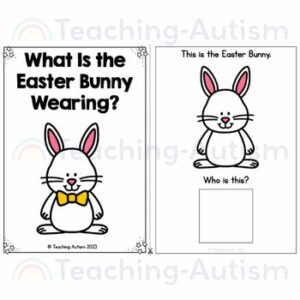 What Is the Easter Bunny Wearing? Adapted Book | Easter Adapted Book