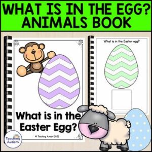 What is in the Easter Egg? | Animals Theme Interactive Adapted Book