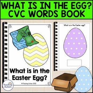 What is in the Easter Egg? | CVC Words Theme Interactive Adapted Book