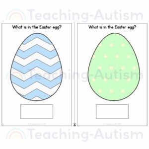 What is in the Easter Egg? | CVC Words Theme Interactive Adapted Book