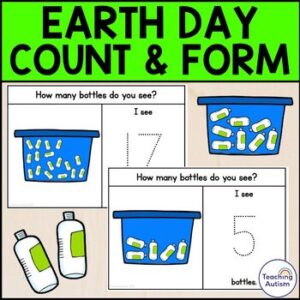 Earth Day Counting Activity | Number Formation and Counting to 20