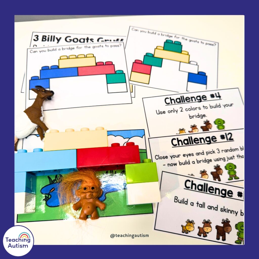 Build a Bridge for the Goats to Pass Task Box