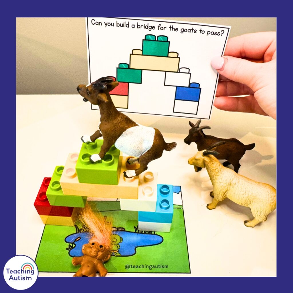 Build a Bridge for the Goats to Pass Task Box