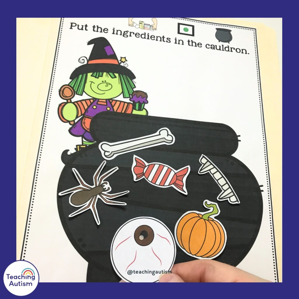 Halloween Errorless File Folder Activities