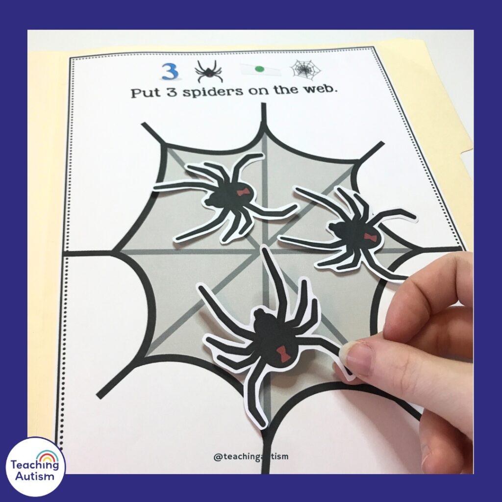 Halloween Errorless File Folder Activities