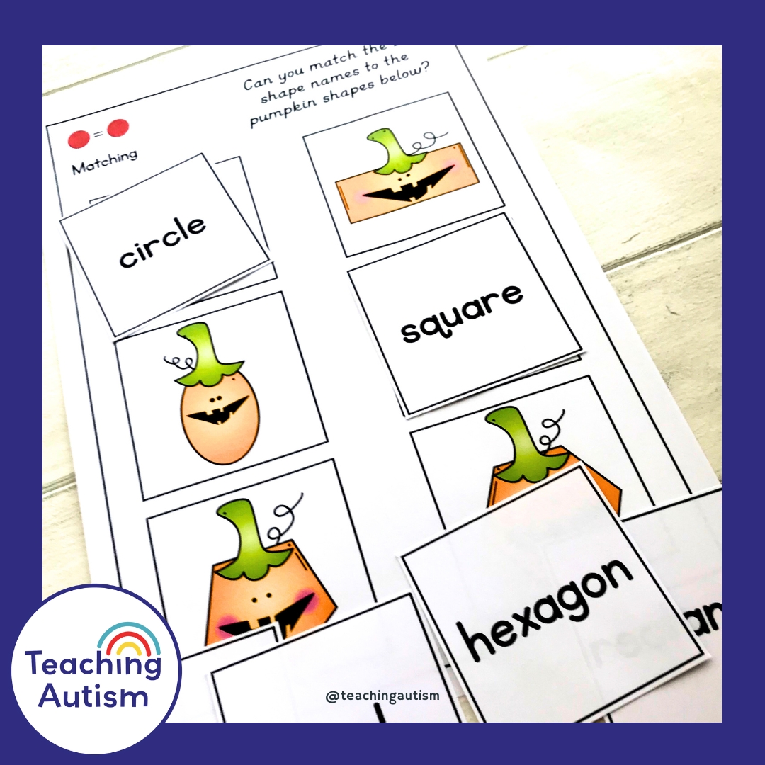 Halloween Adapted Binder for Special Education - Teaching Autism