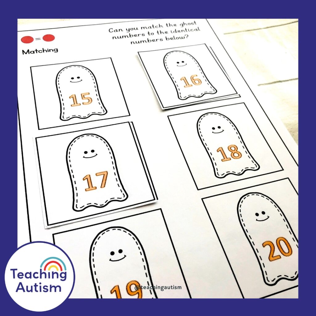 Halloween Adapted Binder for Special Education