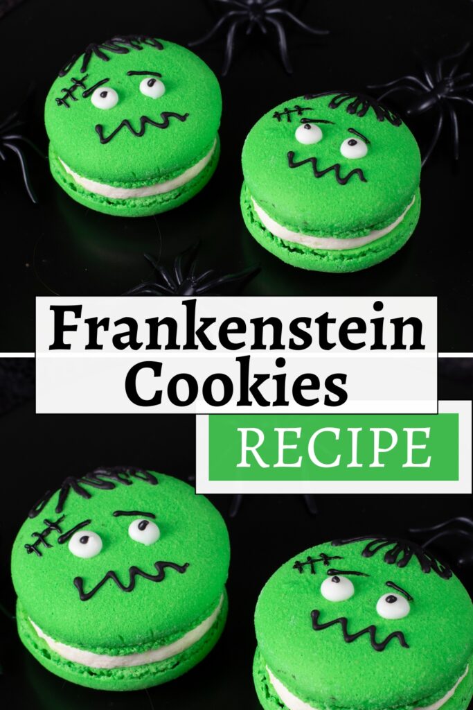 Frankenstein Cookies Recipe Halloween Macarons