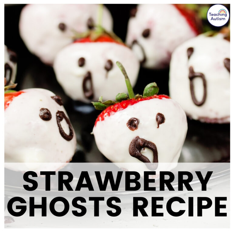 Ghost Strawberries Recipe - Cute and Easy Halloween Treats