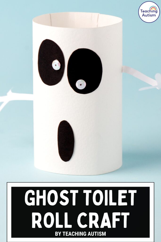 Easy Ghost Toilet Roll Craft for Kids
