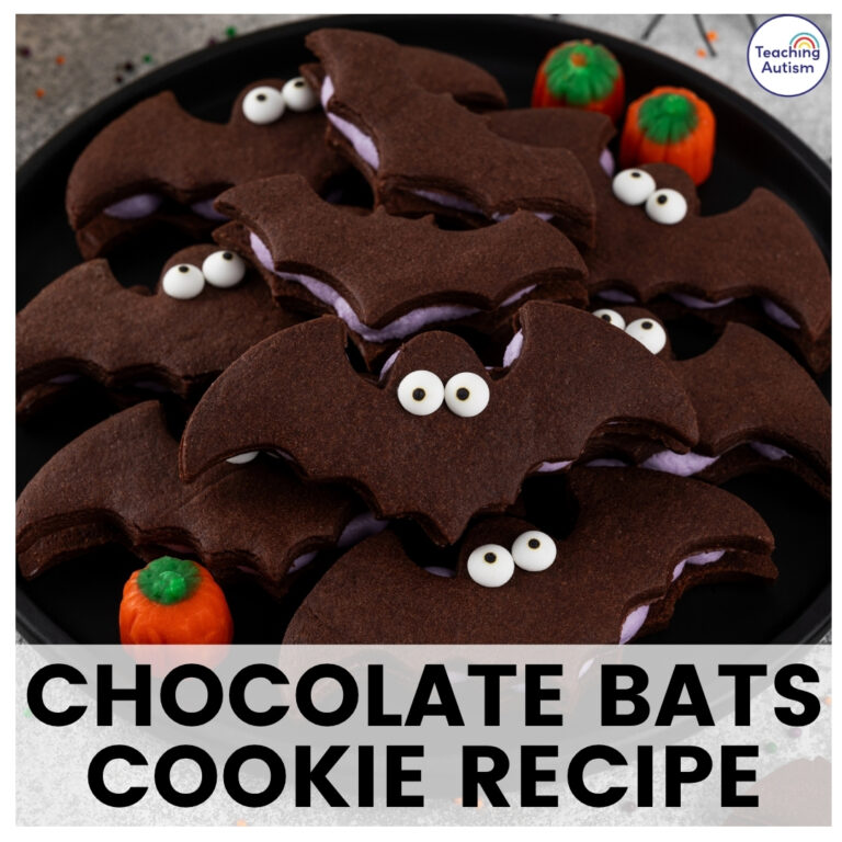 Easy Bat Cookies for Halloween | Spooky Chocolate Cookie Recipe