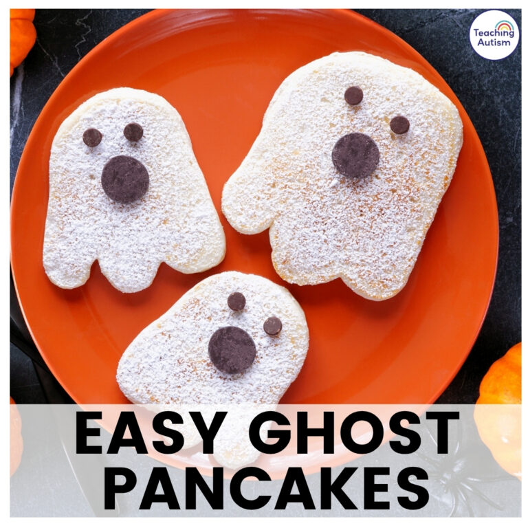 Easy Ghost Pancakes for Halloween | Fun & Spooky Breakfast Idea