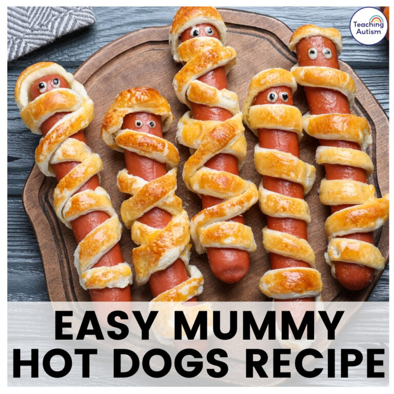 Easy Mummy Hot Dogs for Halloween | Fun & Spooky Snack Idea