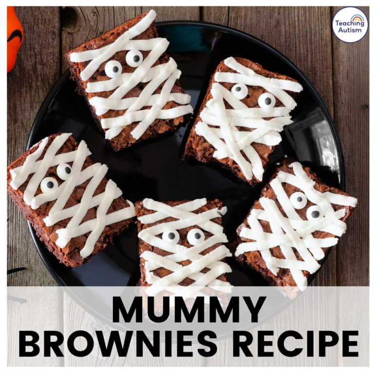 Easy Halloween Mummy Brownies | Fun and Spooky Dessert for Kids