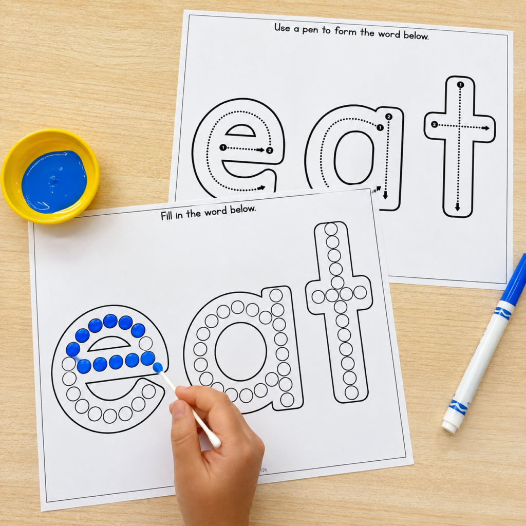 core word worksheets