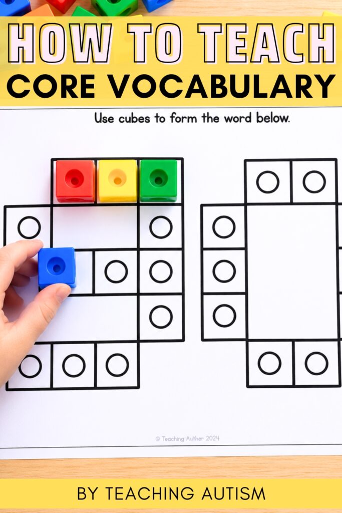 How to Teach Core Vocabulary in Special Education