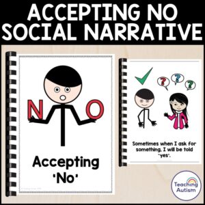 Accepting No Social Narrative Story