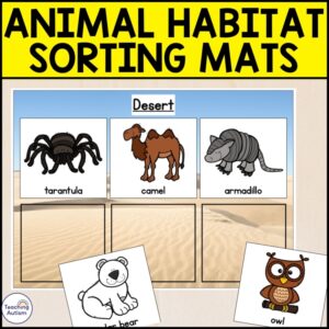 Animal Habitats Sorting Mats