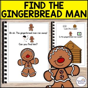 Where is the Gingerbread Man? | Interactive Adapted Book for Special Education