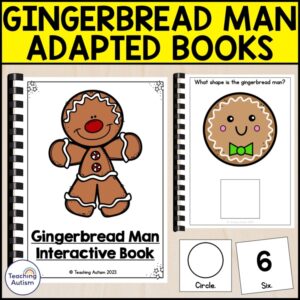 Gingerbread Adapted Books Bundle | Winter Adapted Books for Special Education